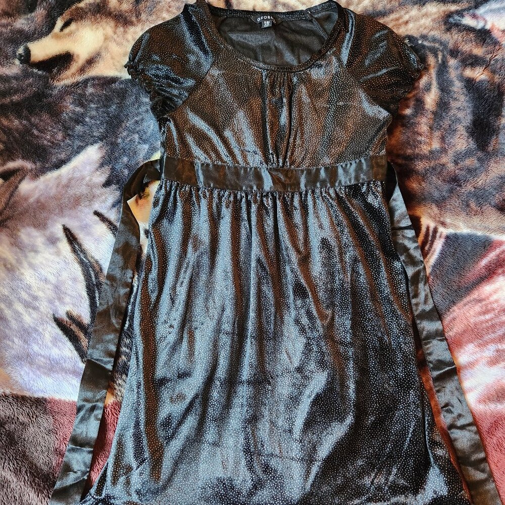 George Black-Shiny Sparkle Size XL-14/16 Girls Dress